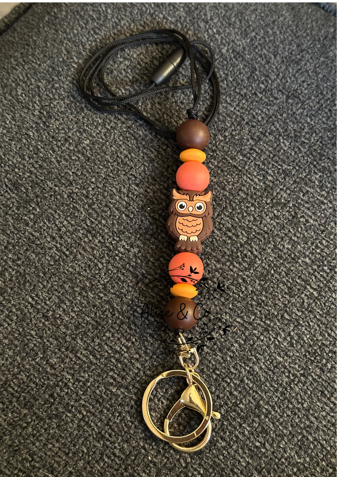 Brown Owl Lanyard