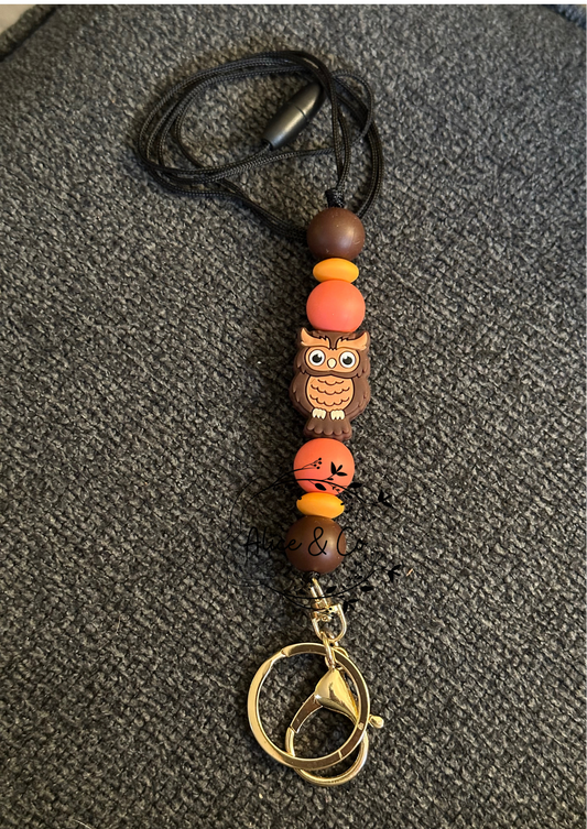 Brown Owl Lanyard