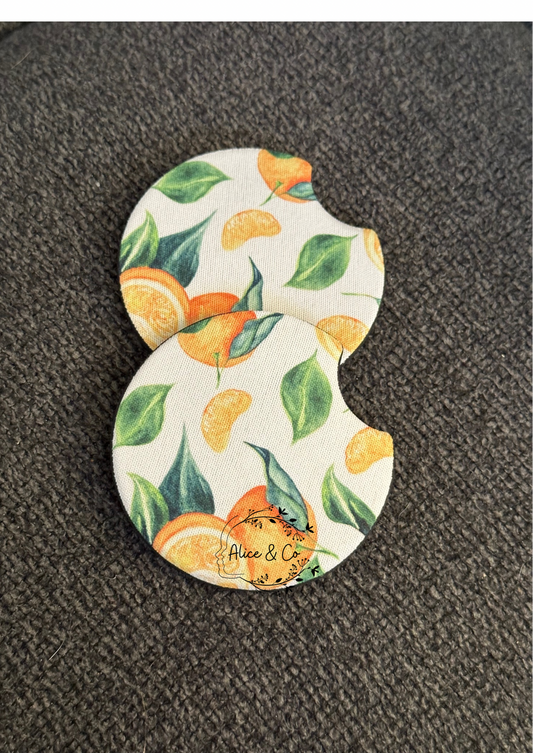 Citrus - Car Coaster Set