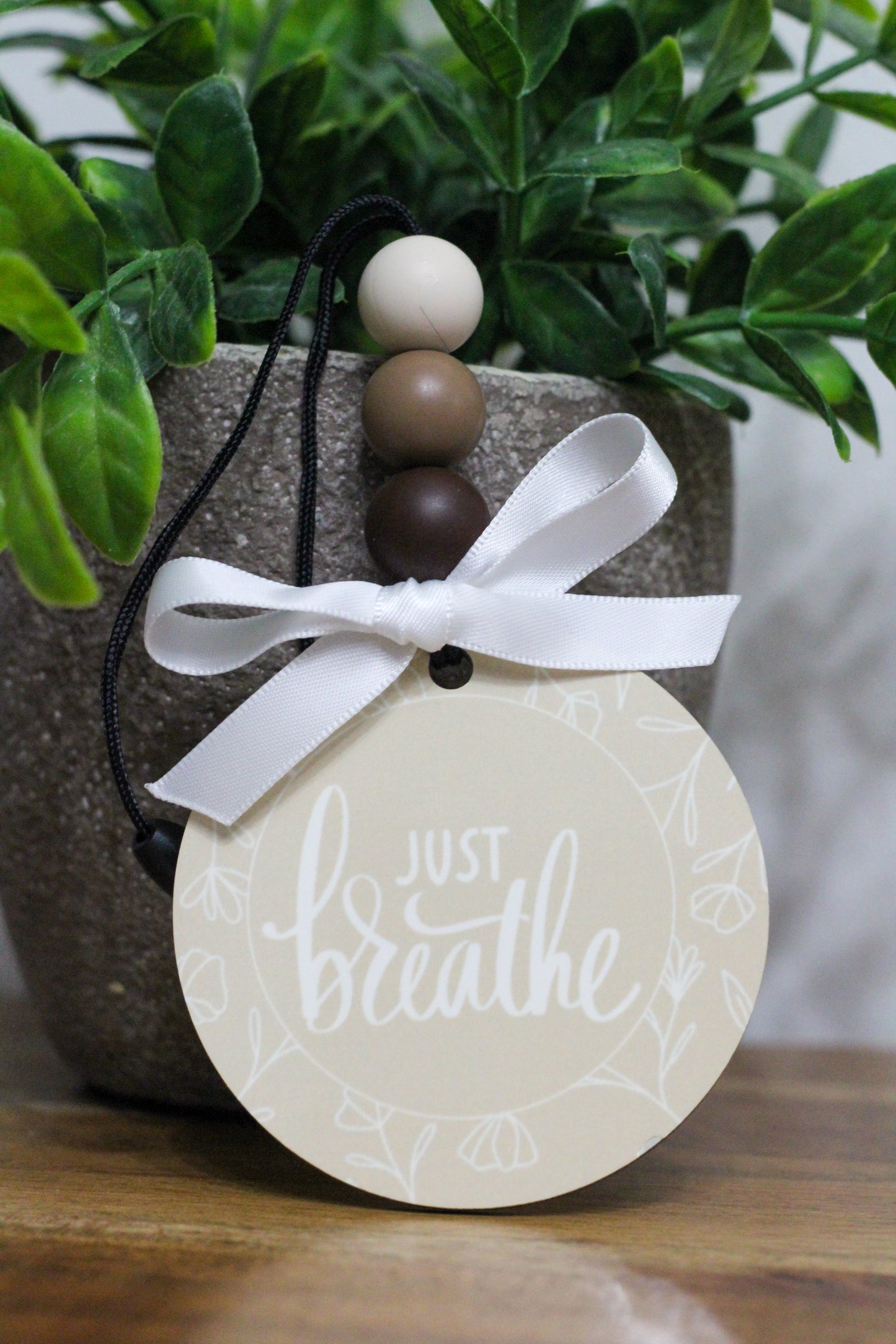 Just Breathe - Car Charm